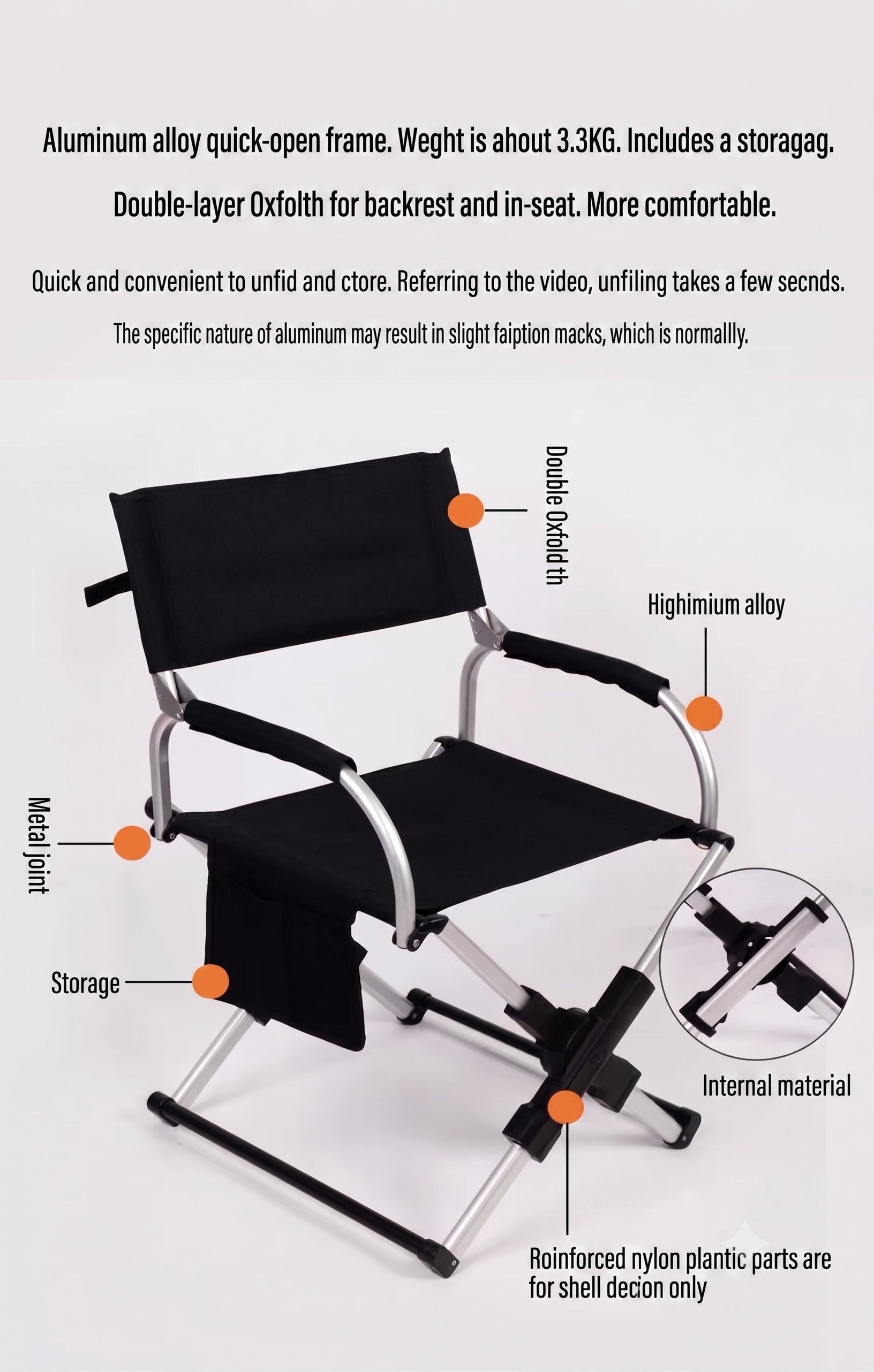 Portable Outdoor Folding Chair ⭐