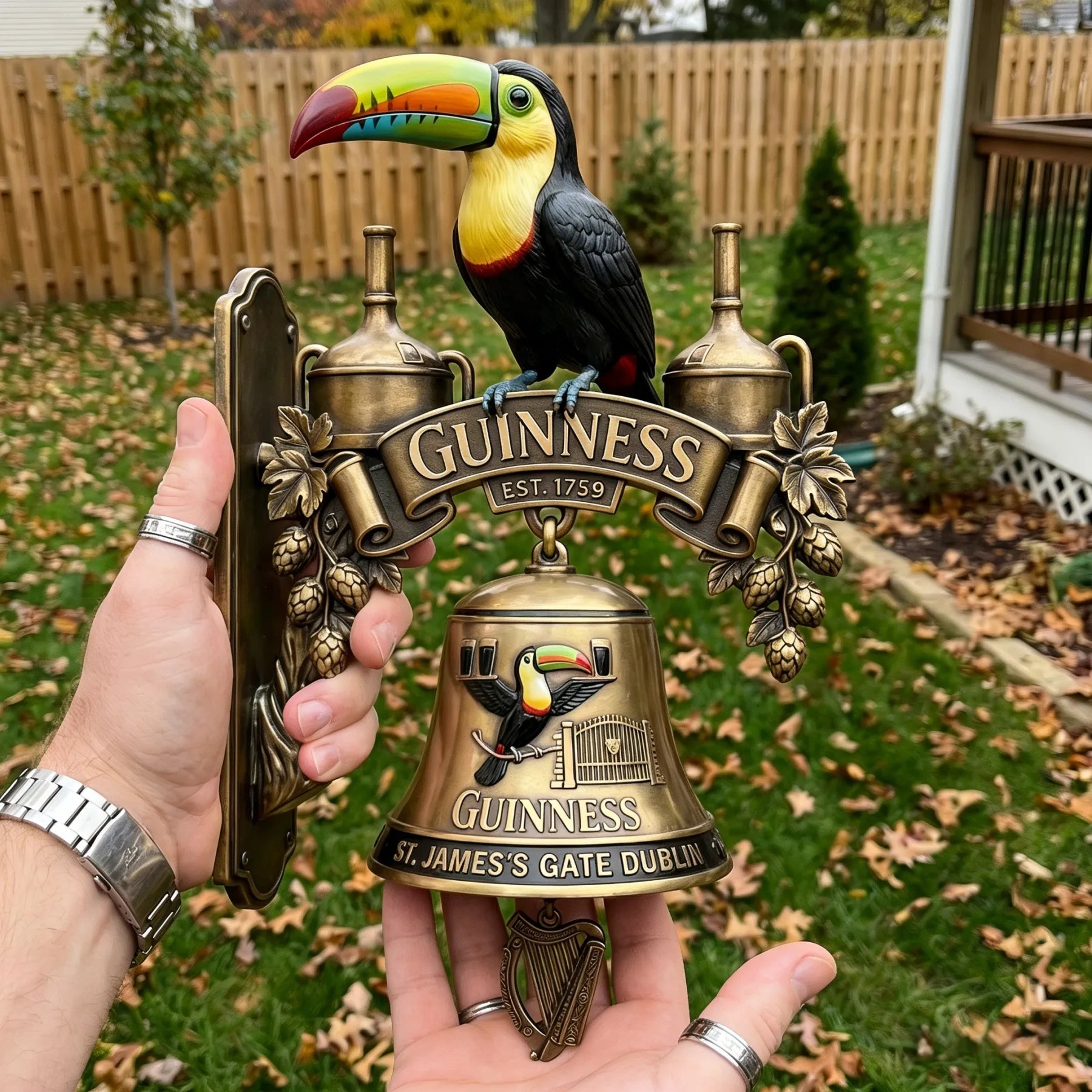 (Est. 1759) Heritage Series: Toucan Collectible Wall-Mounted Bell