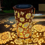 🔥HEISSER ANGEBOT 49 % RABATT – 🌞Bunte Sonnenblumen-Solar-Gartenlaterne