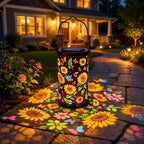 🔥HEISSER ANGEBOT 49 % RABATT – 🌞Bunte Sonnenblumen-Solar-Gartenlaterne