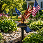 🔥Last Day 49% OFF-Solar Eagle Garden Light – A Glowing Tribute to American Freedom-Buy 2 Free shipping