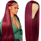 🌷💥Straight HD Transparent Lace Front Wigs Human Hair