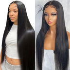 🌷💥Straight HD Transparent Lace Front Wigs Human Hair