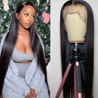 🌷💥Straight HD Transparent Lace Front Wigs Human Hair