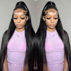 🌷💥Straight HD Transparent Lace Front Wigs Human Hair