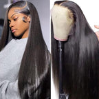 🌷💥Straight HD Transparent Lace Front Wigs Human Hair