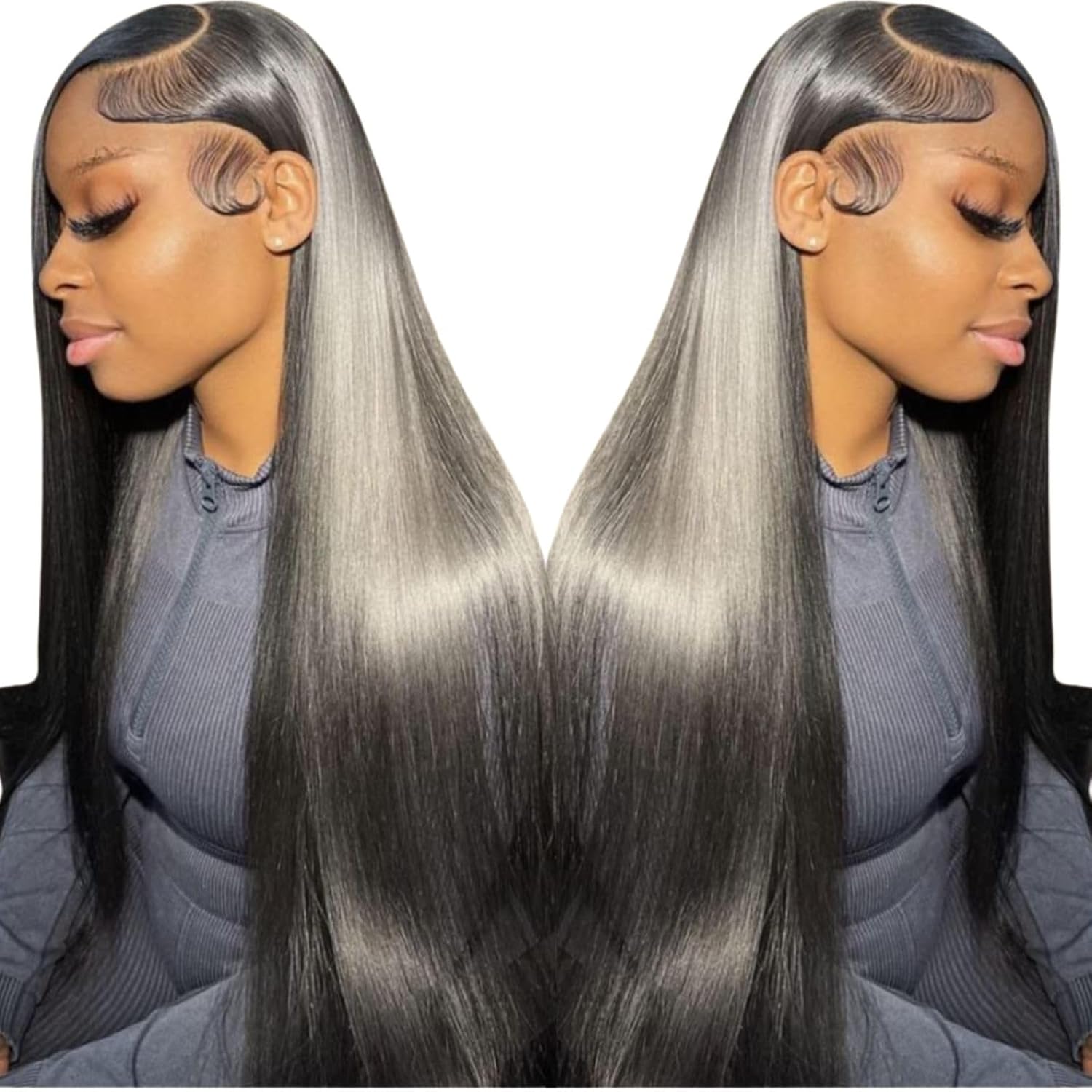 🌷💥Straight HD Transparent Lace Front Wigs Human Hair