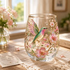 🌸Limited Edition 2026 Hummingbird Morning Bliss Glass Cup☕