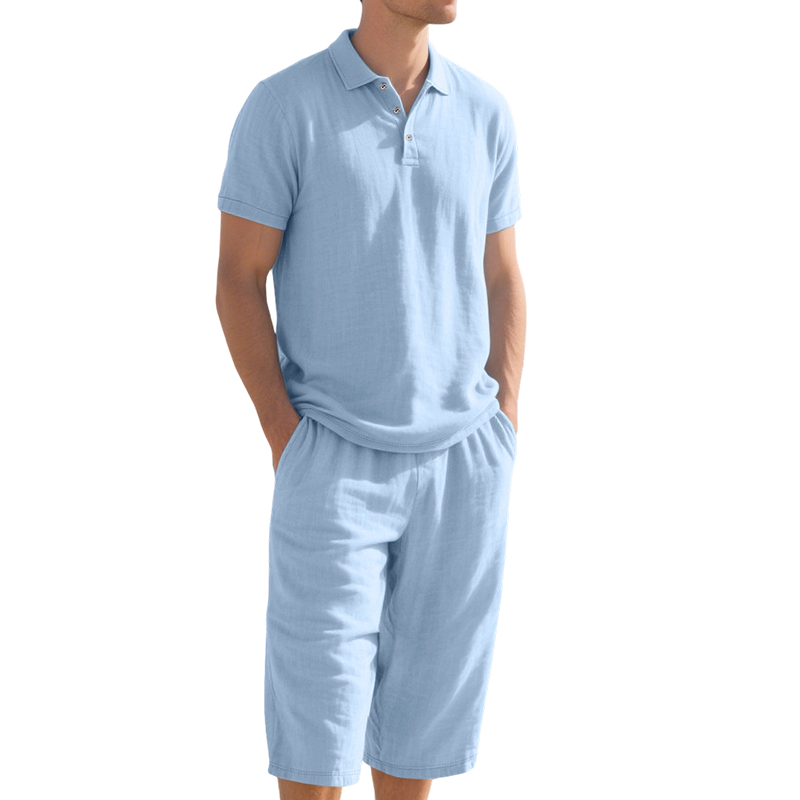 👔 50% DE RÉDUCTION | Ensemble Homme en Lin – Léger, Respirant & Élégance Décontractée