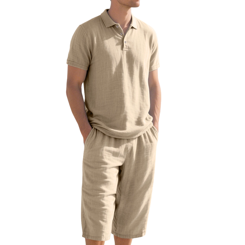 👔 50% DE RÉDUCTION | Ensemble Homme en Lin – Léger, Respirant & Élégance Décontractée