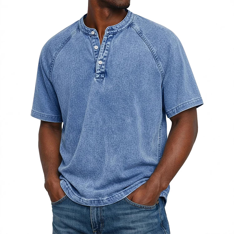 ⭐ Chemise Homme Col Mao Premium – Légère, Respirante & Élégante pour l’Été ✨