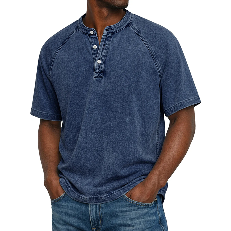 ⭐ Chemise Homme Col Mao Premium – Légère, Respirante & Élégante pour l’Été ✨
