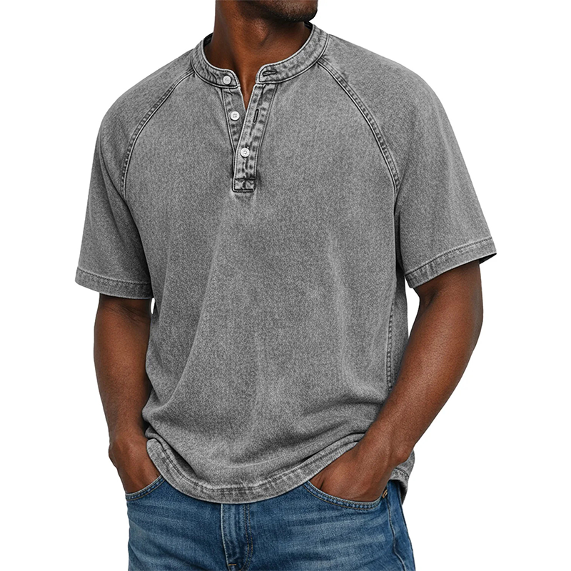 ⭐ Chemise Homme Col Mao Premium – Légère, Respirante & Élégante pour l’Été ✨