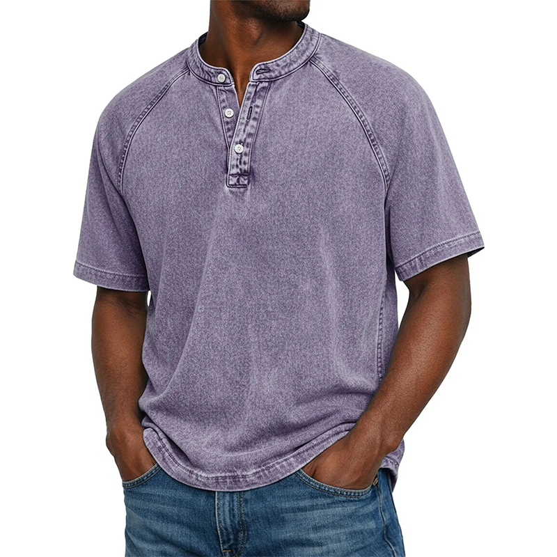 ⭐ Chemise Homme Col Mao Premium – Légère, Respirante & Élégante pour l’Été ✨
