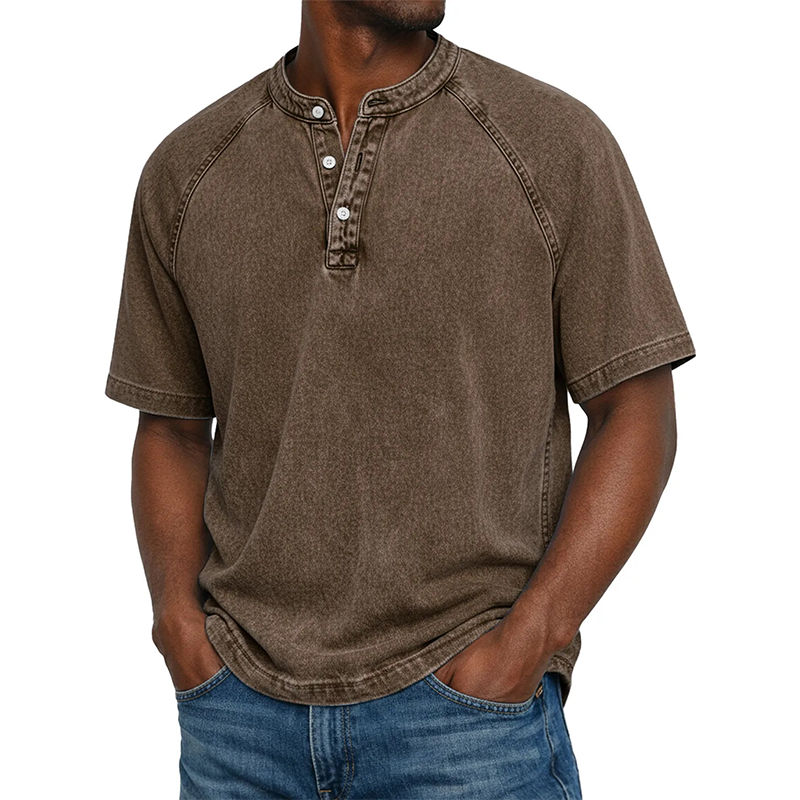 ⭐ Chemise Homme Col Mao Premium – Légère, Respirante & Élégante pour l’Été ✨